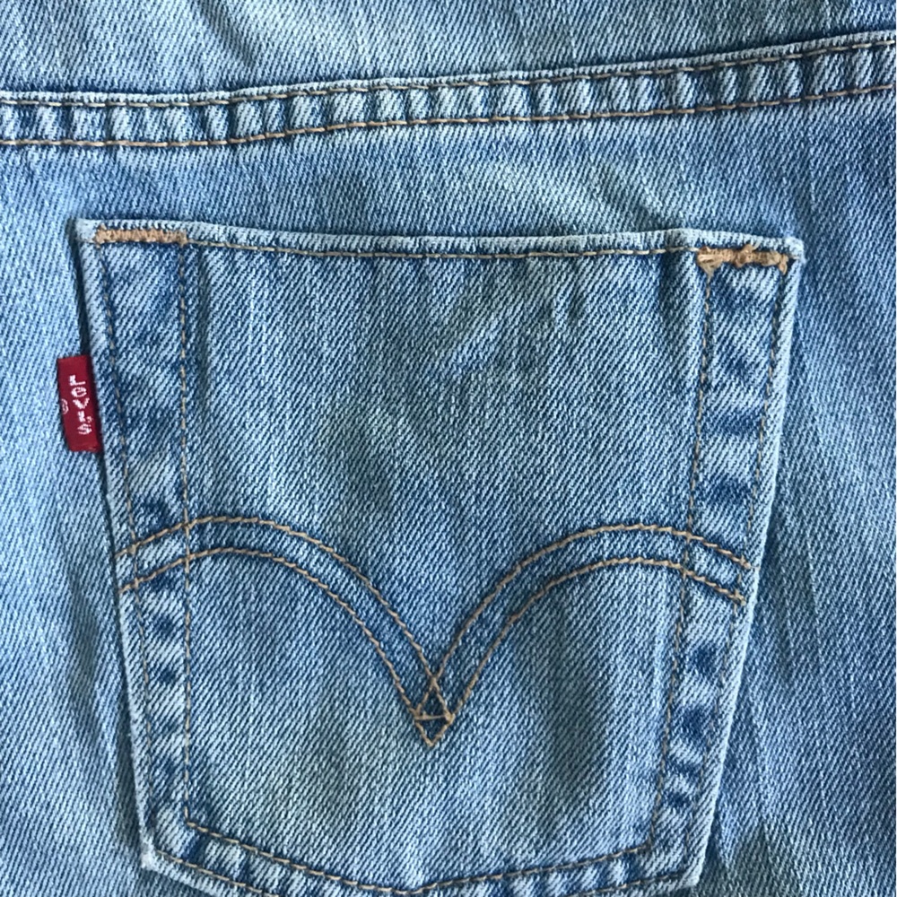 Women's Levi’s 515‎ Blue Jean Cuffed Crops Capris - Picture 8 of 10